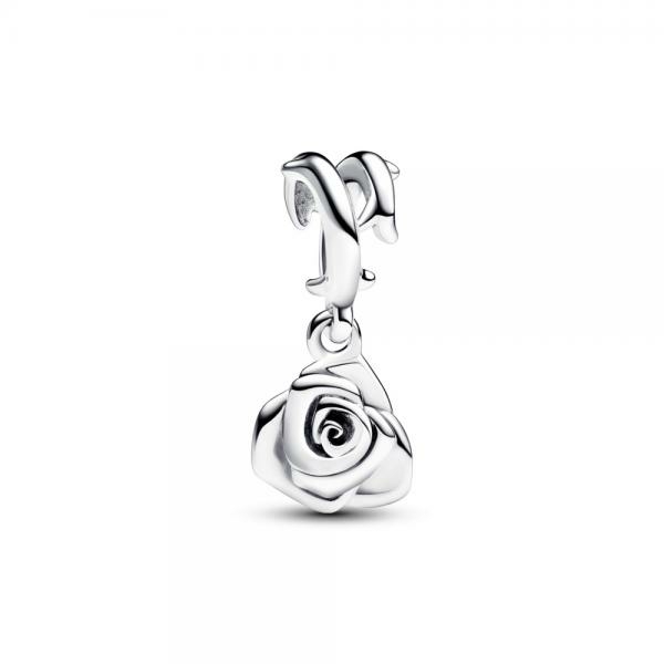 Pandora ékszer Virágzó rózsa függő ezüst charm 793213C00