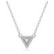 Swarovski Ortyx ezüst színű nyaklánc háromszög dísszel 5642983