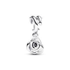 Pandora ékszer Virágzó rózsa függő ezüst charm