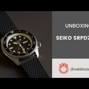 SEIKO 5 Sports szilikonszíjas férfi karóra - SRPD73K2