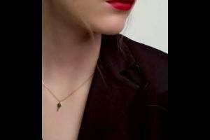 PD Paola Eternum aranyozott ezüst nyaklánc
