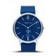 Bering Auróra kék szilikon szíjas óra fehér mutatókkal 16940-799