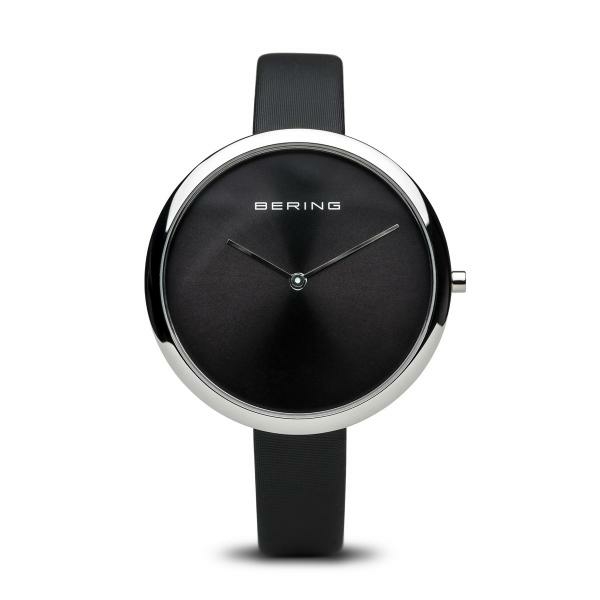 Bering Classic fekete női óra szatén szíjjal 12240-602
