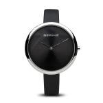 Bering Classic fekete női óra szatén szíjjal 12240-602
