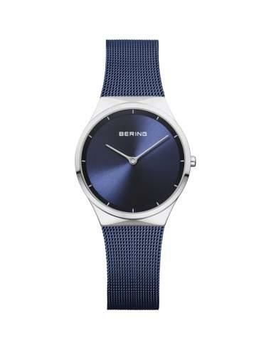 Bering Classic kék acél női óra kék számlappal 12131-307