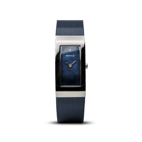 Bering Classic kék óra ezüst színű tokkal 10817-307