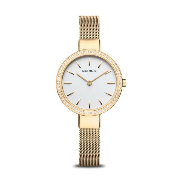 Bering Classis arany színű női óra fehér számlappal 16831-334