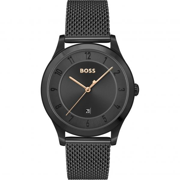 Boss Purity fekete acél férfi óra 1513986