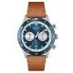 Boss Santiago barna bőrszíjas dual time férfi óra 1513860