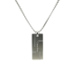Calvin Klein Ezüst színű férfi nyaklánc CK logós medállal 35000058