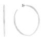 Calvin Klein Ezüst színű molten pebble nagyobb karika fülbevaló 35000111