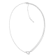 Calvin Klein Ezüst színű nyaklánc áttört csepp medállal 35000080