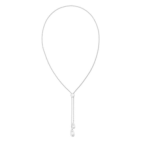 Calvin Klein Ezüst színű nyaklánc dupla függő csep medállal 35000086