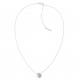 Calvin Klein Ezüst színű nyaklánc kör alakú kis medállal cirkóniával 35000143