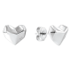 Calvin Klein Ezüst színű szív alakú fülbevaló 35000041
