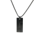 Calvin Klein Fekete acél férfi nyaklánc CK logós medállal 35000059