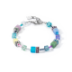 Coeur de Lion  GeoCUBE Iconic ezüst-pasztell karkötő 2838/30-1580