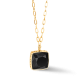 Coeur de Lion Amulet square arany-fekete nyaklánc 1201/10-1316
