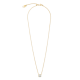Coeur de Lion Áprilisi születésköves fehér kvarc-arany nyaklánc 1301/10-1400