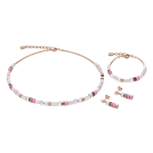 Coeur de Lion Füstkvarc swarovski akril gyöngyház szett SCDL4995