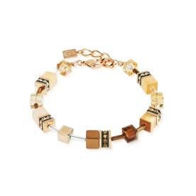 Coeur de Lion GeoCUBE iconic pearl mocha mousse karkötő 2838/30-1100