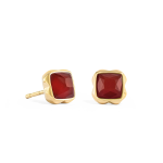Coeur de Lion Januári születésköves vörös achát-arany fülbevaló 1301/21-0300