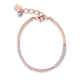 Coeur de Lion Két soros rozé szürke karkötő 4960/30-1022