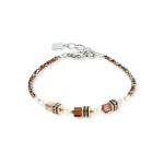 Coeur de Lion Mini cubes mocha mousse karkötő 4567/30-1100