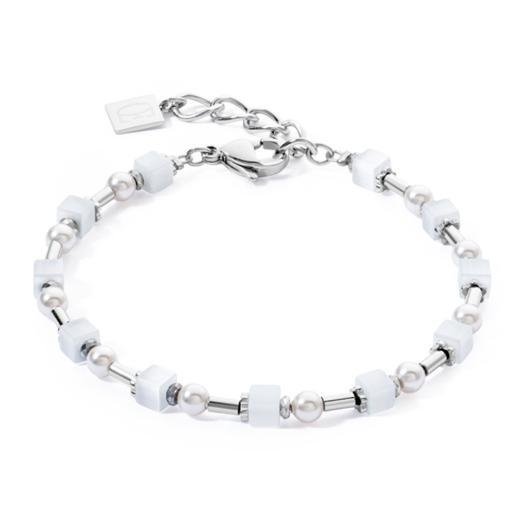 Coeur de Lion Mini kocka és gyöngy karkötő 4356/30-1417