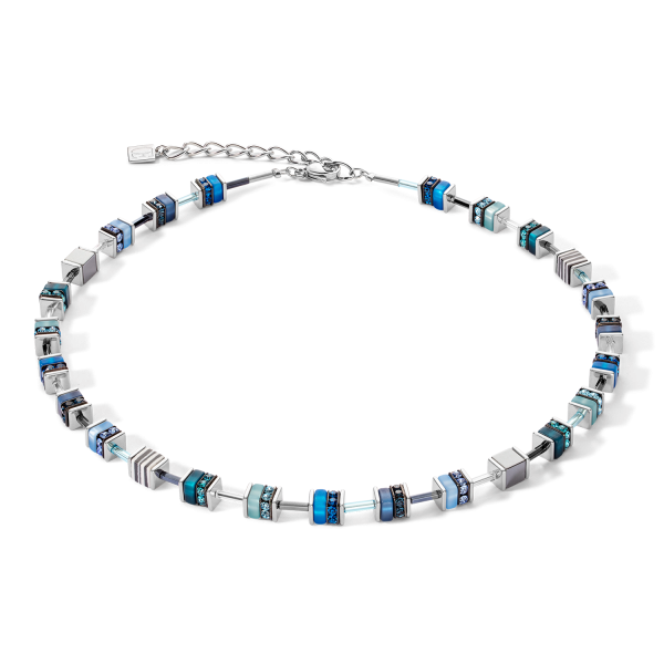 Coeur de Lion Sparkling Classic ezüst kék nyaklánc ásványokkal 4509/10-0700