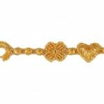 Cruciani  Universo lurex mangó karkötő A10114-G825