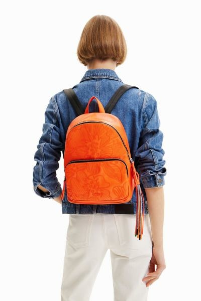 Desigual Alpha Mombasa mini narancs hátizsák 23SAKP25