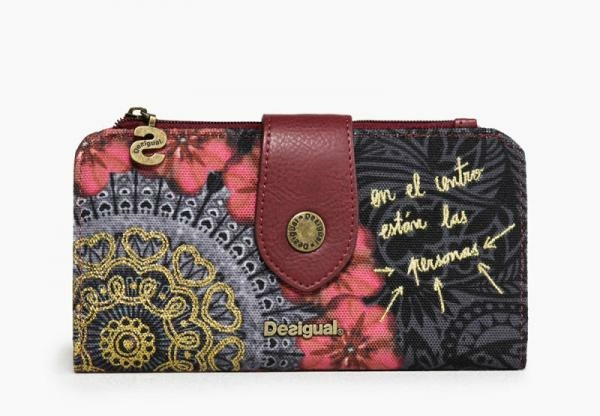 Desigual Basic Red Garden erszény 67Y53D9