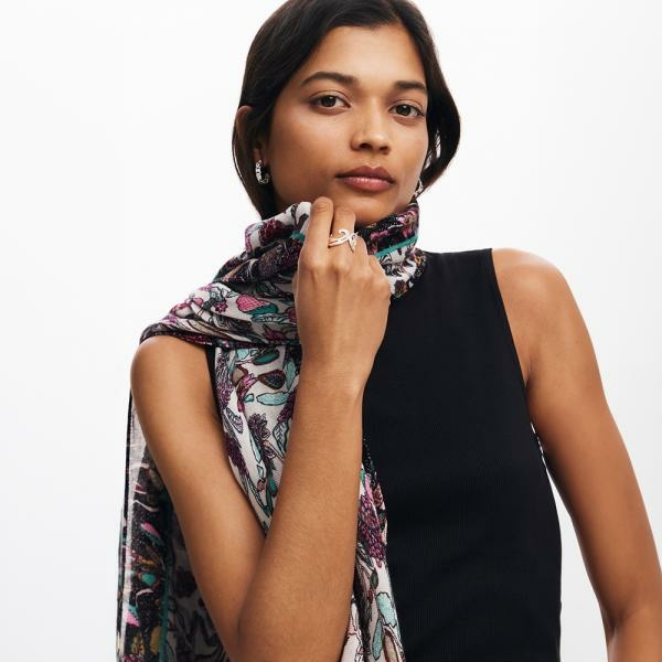 Desigual Boho színes sál 24WAWA04