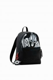 Desigual Bugs bunny Mombasa mini fekete hátizsák 23SAKP14