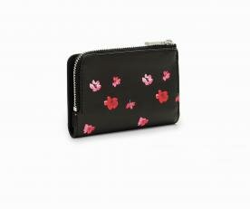 Desigual Circa emma mini fekete virágos pénztárca 24SAYP21