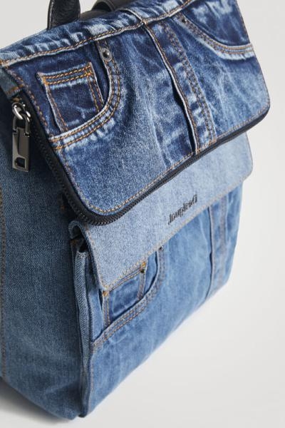 Desigual Denim patch nerano farmer hátizsák 21WAKD04