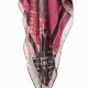Desigual Dinamita rectangle kockás színes sál 23WAWA03