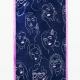 Desigual Face it rectangle kék sál 24WAWA26