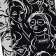 Desigual Fekete fehér poncsó 24WAIA19