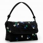 Desigual Flori flannel venecia fekete táska virágokkal 23WAXY16-2000