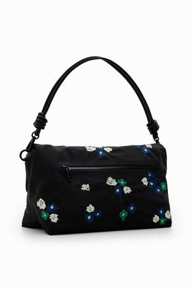 Desigual Flori flannel venecia fekete táska virágokkal 23WAXY16-2000