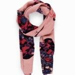 Desigual Flower scribb rózsaszín sál 24WAIA20
