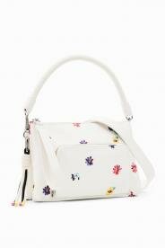 Desigual Fresia dortmund virágmintás fehér táska 23SAXPA6/1000