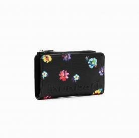 Desigual Fresia emma virágmintás fekete pénztárca 23SAYP24/2000