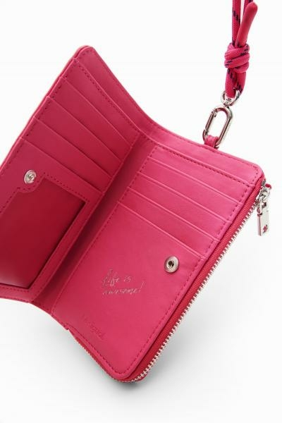 Desigual Half logo Emma pink pénztárca 23WAYP05-3002