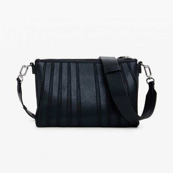 Desigual Kapela dortmund flap fekete táska 25SAXP92