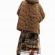 Desigual Lisboa hímzett khaki poncsó 23WAIA09