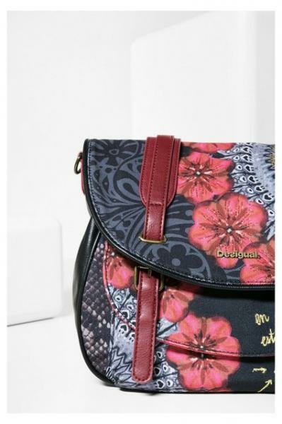 Desigual Luna Red Garden táska 67X50P3