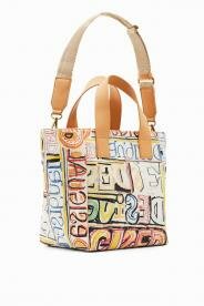 Desigual Mickey lettering valdivia mintás táska  23SAXA41
